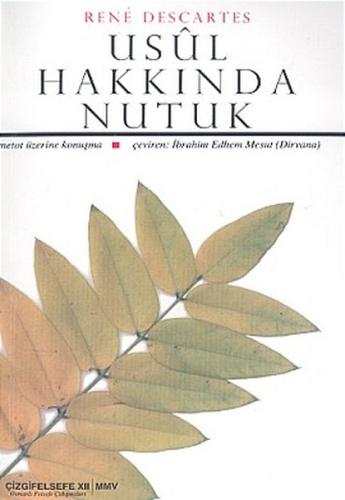 Usul Hakkında Nutuk Metot Üzerine Konuşma