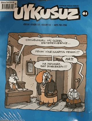 Uykusuz Dergisi Sayı: 61 - 2024 (Ciltli)