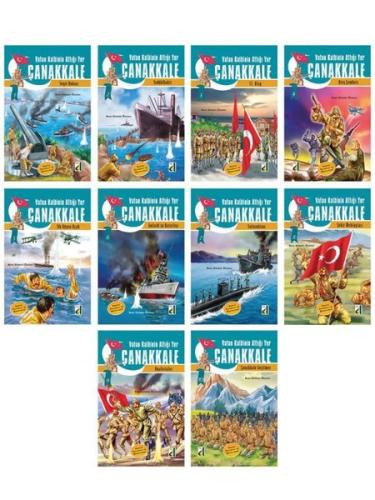 Vatan Kalbinin Attığı Yer Çanakkale - 10 Kitap Takım