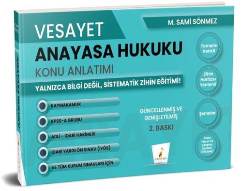 Vesayet Anayasa Hukuku Konu Anlatımı | Kitap Ambarı