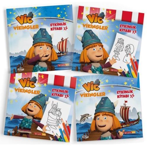 Vikingler Etkinlik Kitapları Seti - 4 Kitap Takım | Kitap Ambarı