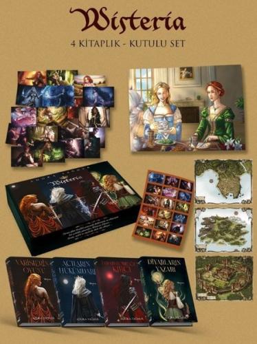 Wisteria Serisi Seti - 4 Kitap Takım - Hediyeli Kutu (Ciltli)