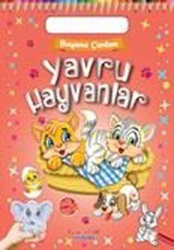 Yavru Hayvanlar - Boyama Çantam - Renkli Çıkartmalı