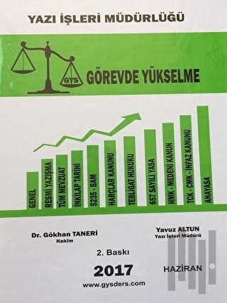 Yazı İşleri Müdürlüğü Görevde Yükselme (Ciltli)