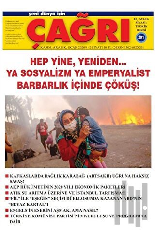 Yeni Dünya İçin Çağrı Dergisi Sayı: 201 Kasım-Aralık-Ocak 2020