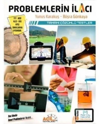 YKS TYT MSÜ KPSS Problemlerin İlacı Tamamı Çözümlü Testler | Kitap Amb