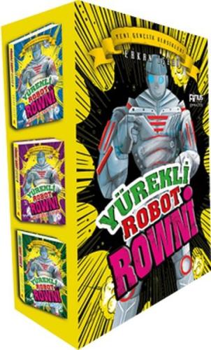 Yürekli Robot Rowni Seti - 3 Kitap Kutulu