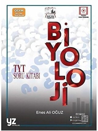 YZ YKS TYT Biyoloji Soru Kitabı